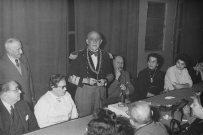 Quinquela e Israel Chas de Cruz 15-09-1958