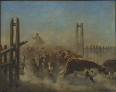 Entrando al corral