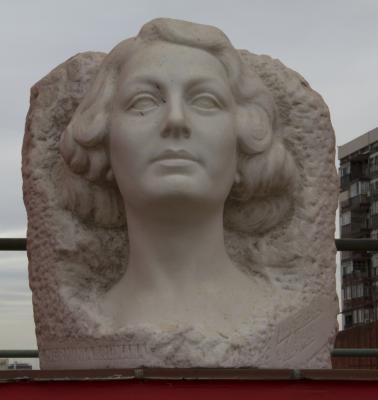 La escritora Herminia Brumana