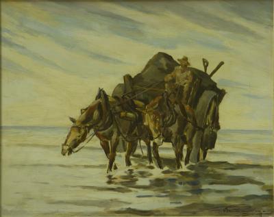 Arenero en la playa