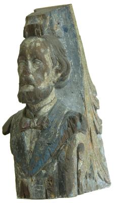 Mascarón de proa: Pailebot Bartolomé Mitre