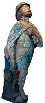 Mascarón de proa: Buque italiano El Conquistador