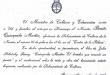 Invitación al homenaje de Quinquela en el Teatro de la Ribera