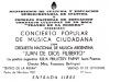 Invitación a un concierto de la Orquesta Nacional de Música Argentina Juan de Dios Filiberto
