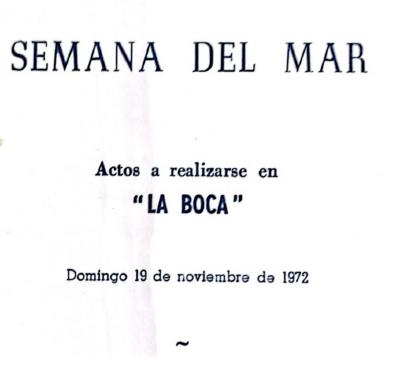 Programa de la Semana del Mar