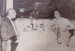 Quinquela Martín y Julia Prilutzky Farny en El Pescadito