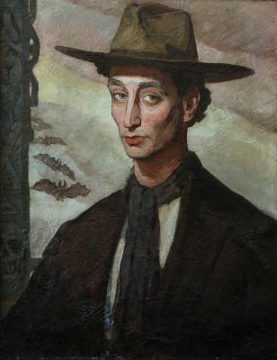 El pintor Adolfo Ollavaca