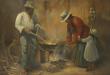 Preparando la chicha