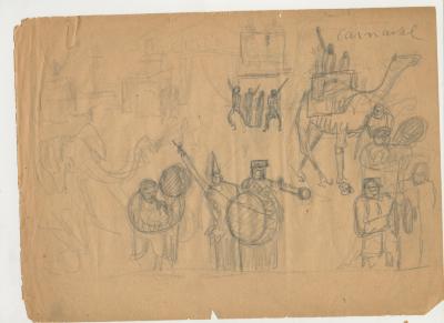 Carnaval (Serie Desfile de circo. Sello nº5)