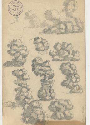 Sin título (Serie Nubes. Sello nº57)