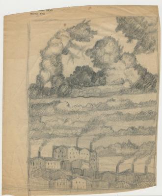 Sin título (Serie Nubes. Sello nº60)