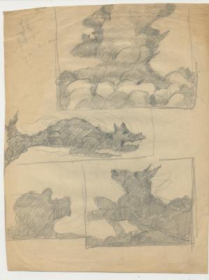 Sin título (Serie Nubes. Sello nº48)