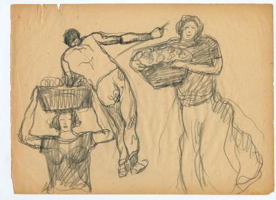 Sin título (Serie Cargadores de naranjas. Sello nº47)