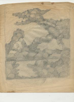 Sin título (Serie Nubes. Sello nº59)