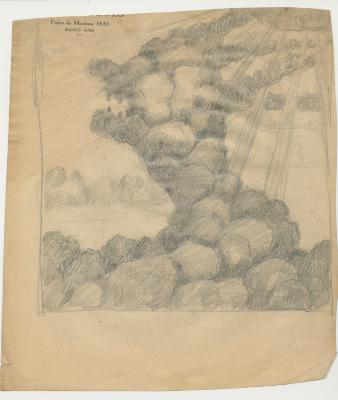 Sin título (Serie Nubes. Sello nº49)