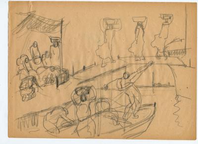 Sin título (Serie Cargadores de naranjas. Sello nº44)