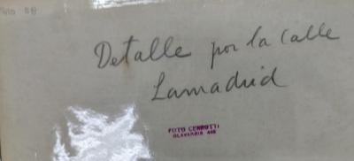 Detalle de Caminito y Lamadrid