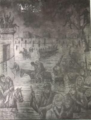 Inundación en La Boca