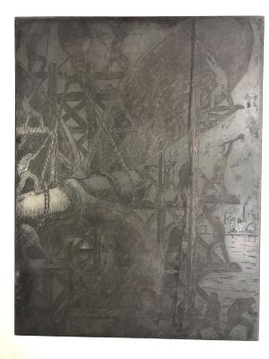 Hélice en reparación