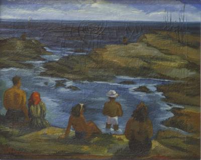 Figuras y mar