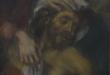 Cristo y las manos de la Virgen