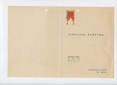 Pereyra, Indalecio