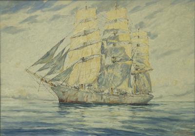 Velero encalmado