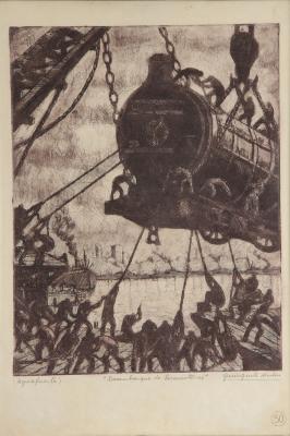 Desembarque de locomotoras