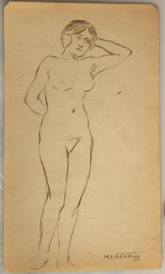 Estudio de desnudo femenino